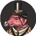 Animal Farm Pigs Cryptocurrency Logo