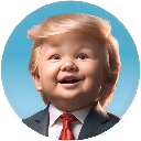 Baby Trump Cryptocurrency Logo