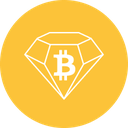 Bitcoin Diamond Cryptocurrency Logo
