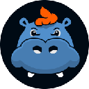 El Hippo Cryptocurrency Logo