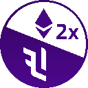 ETH 2x Flexible Leverage Index Cryptocurrency Logo