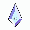 Ethereum 2.0 Cryptocurrency Logo