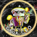 GROK CEO Cryptocurrency Logo