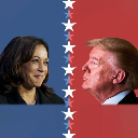 Harris V Trump Cryptocurrency Logo