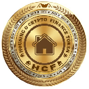 Housing and Crypto Finance Cryptocurrency Logo