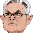 Jerome Powell Cryptocurrency Logo