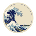 Kanagawa Nami Cryptocurrency Logo