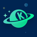 Krypton Galaxy Coin Cryptocurrency Logo