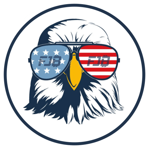 Freedom. Jobs. Business. Cryptocurrency Logo