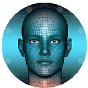 Metaverse Face Cryptocurrency Logo