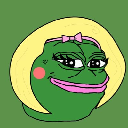 Mrs Pepe Cryptocurrency Logo