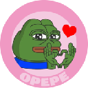 Optimism PEPE Cryptocurrency Logo