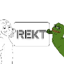 Rekt Cryptocurrency Logo