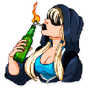Resistance Girl Cryptocurrency Logo