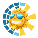 Renewable Energy Cryptocurrency Logo