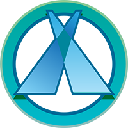 Round X Cryptocurrency Logo